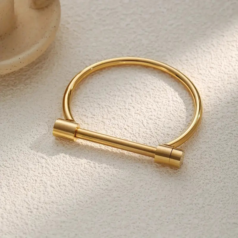 Gilded Torque Bangle