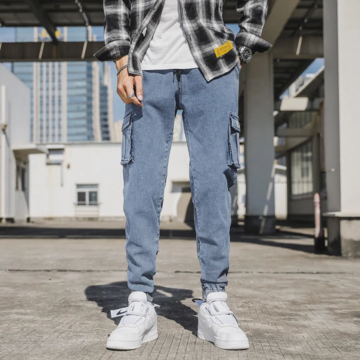 Crossfade Denim Joggers