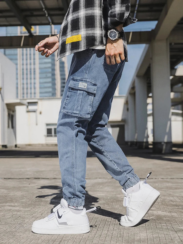 Crossfade Denim Joggers