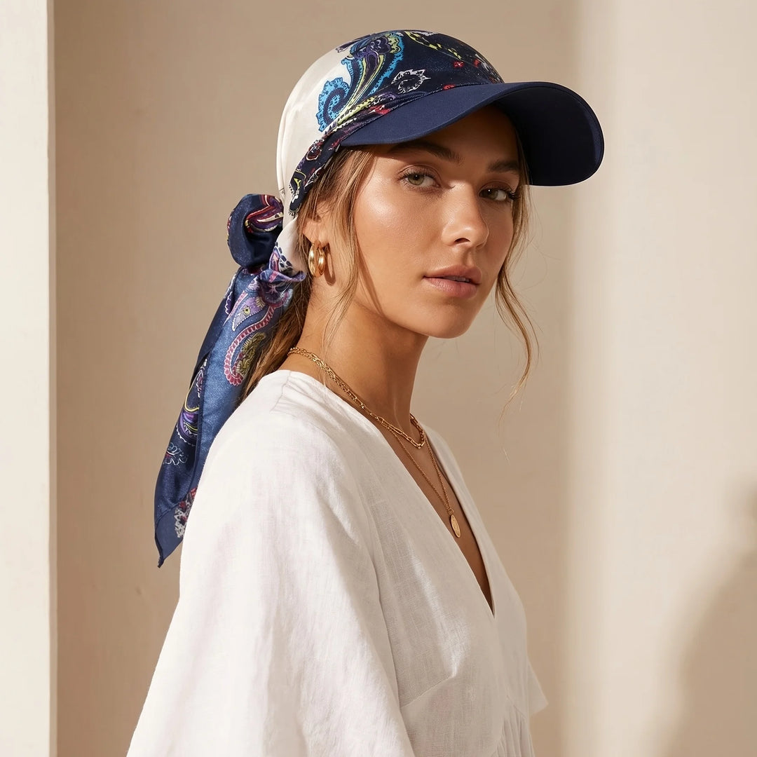 Amara Printed Scarf Hat