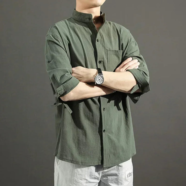 Vance Stand Collar Shirt