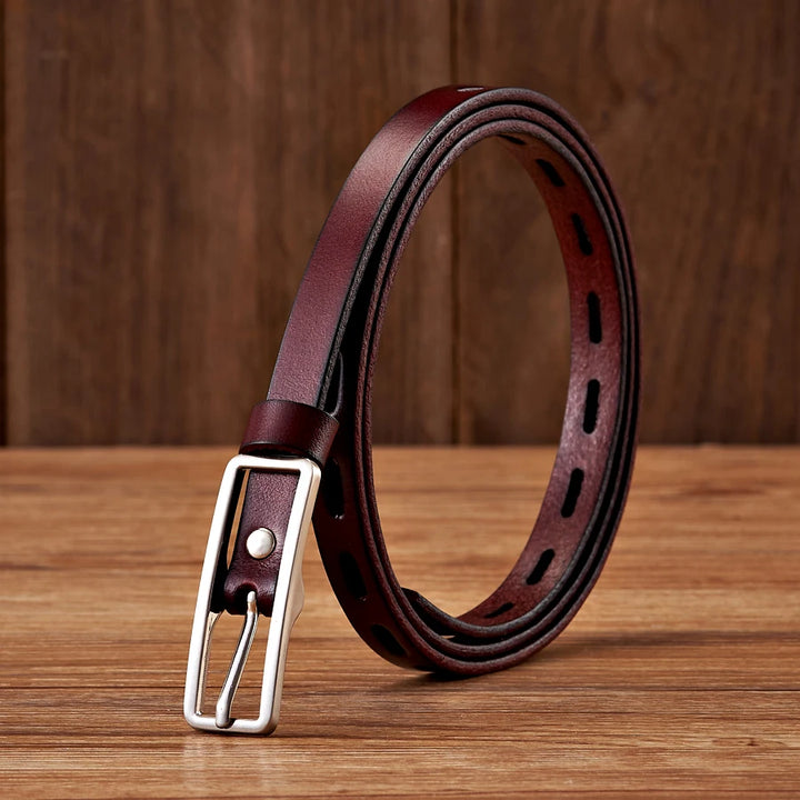 Montford Slim Leather Belt