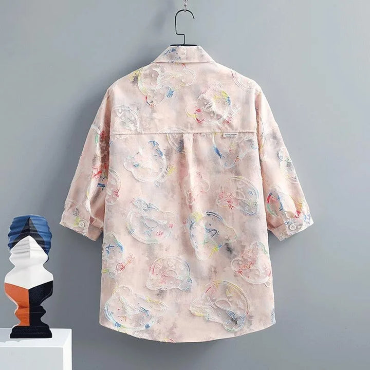 Painter’s Muse Button-Up