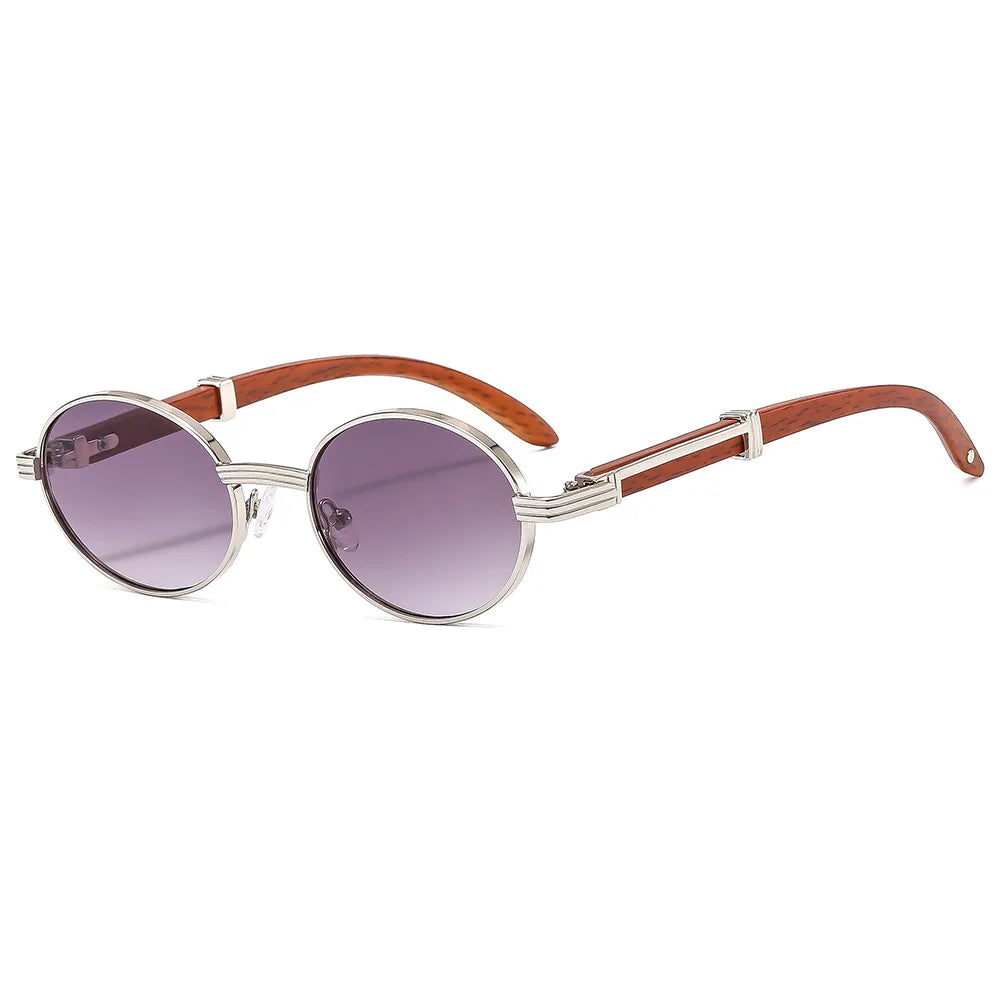 Elowen Oval Frame Sunglasses