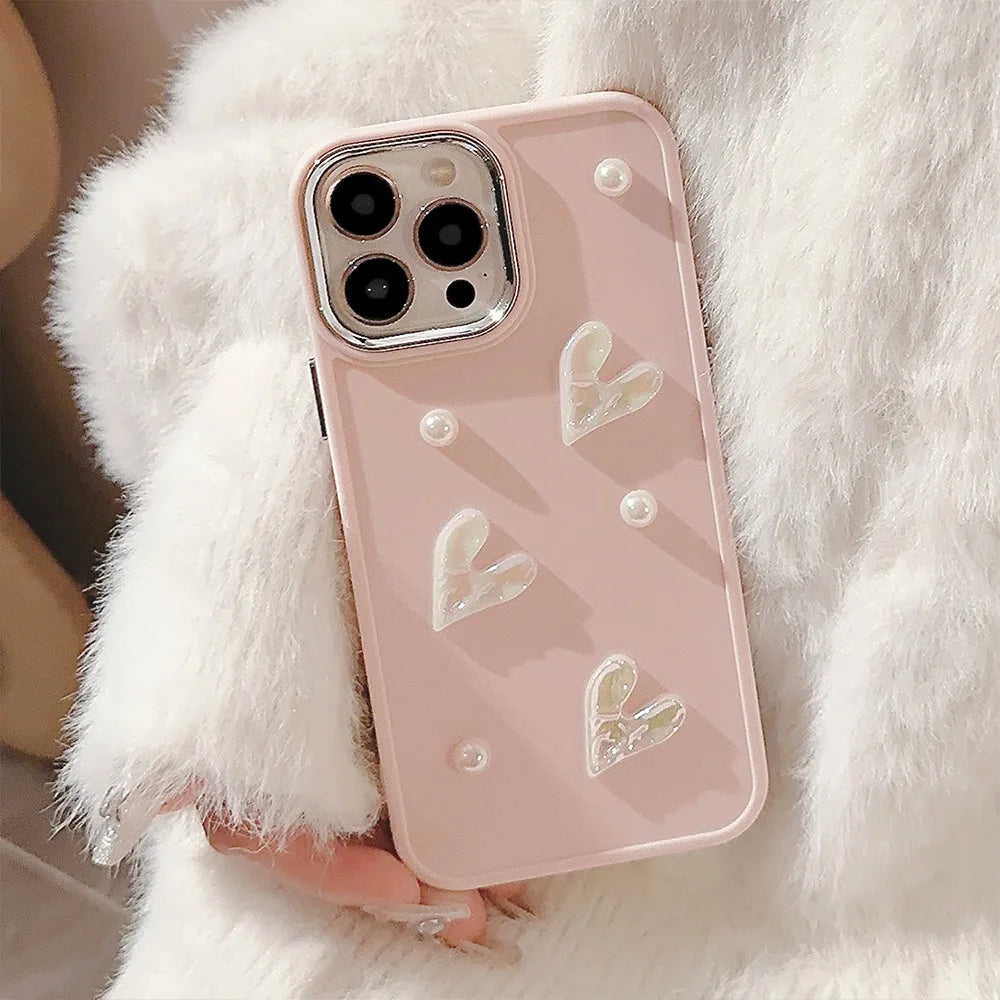 Lumière Pearl Heart Case