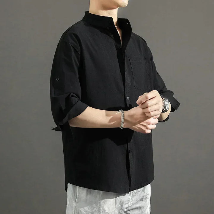 Vance Stand Collar Shirt