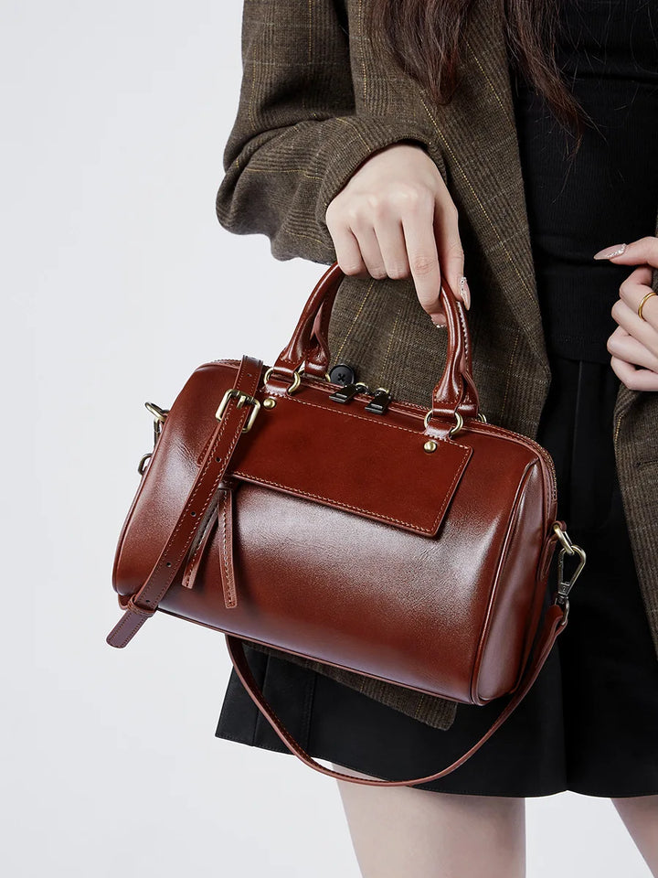 Myra Leather Crossbody Bag