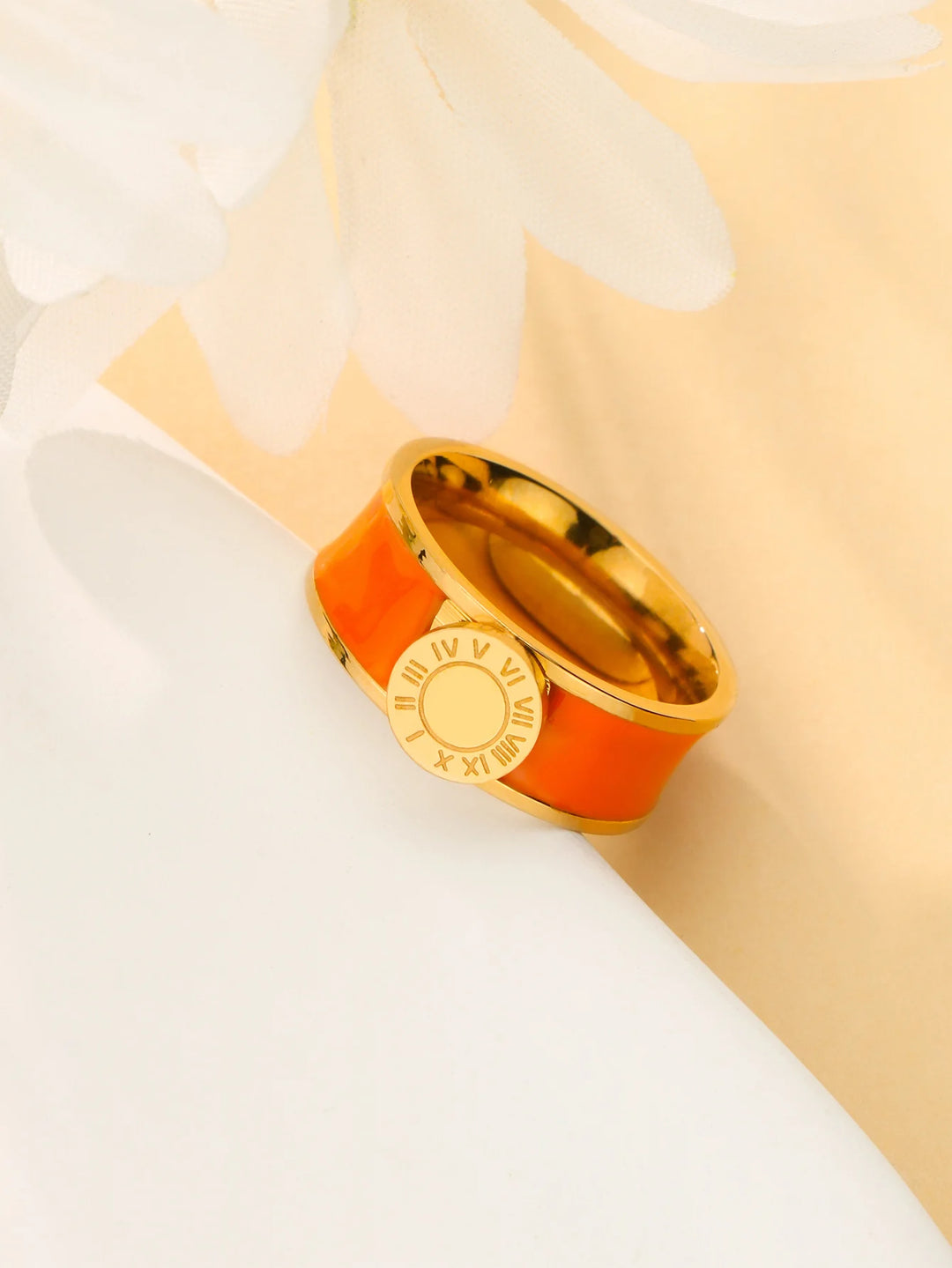 Celeste Roman Numeral Ring