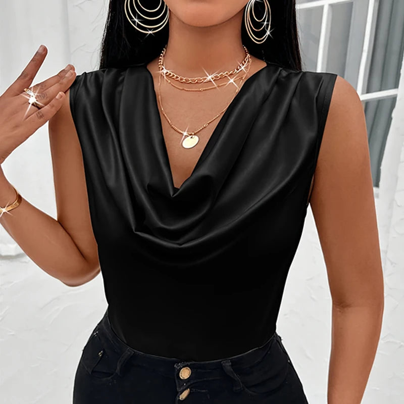 Delina Satin Top