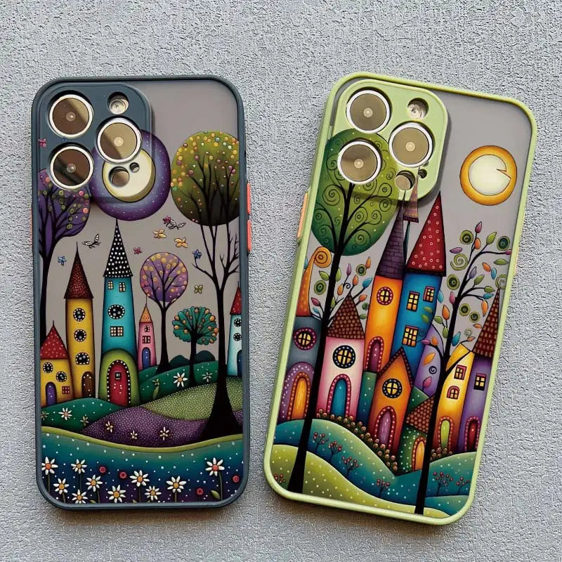 Whimsy Village iPhone Case
