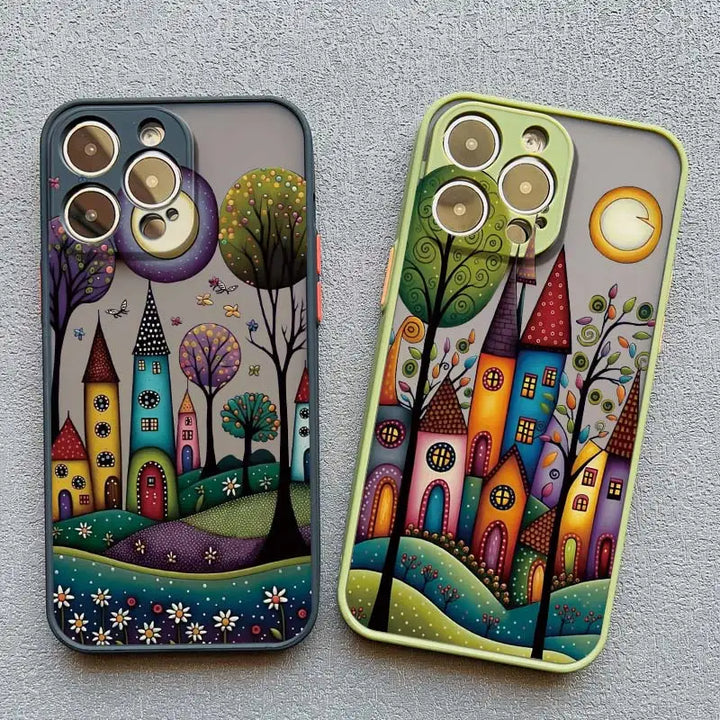 Whimsy Village iPhone Case