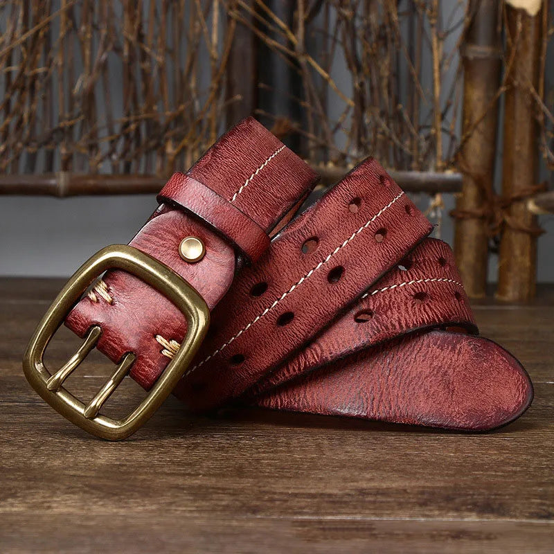 Brassline Genuine Leather Belt
