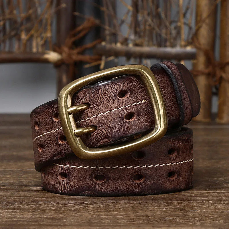 Brassline Genuine Leather Belt