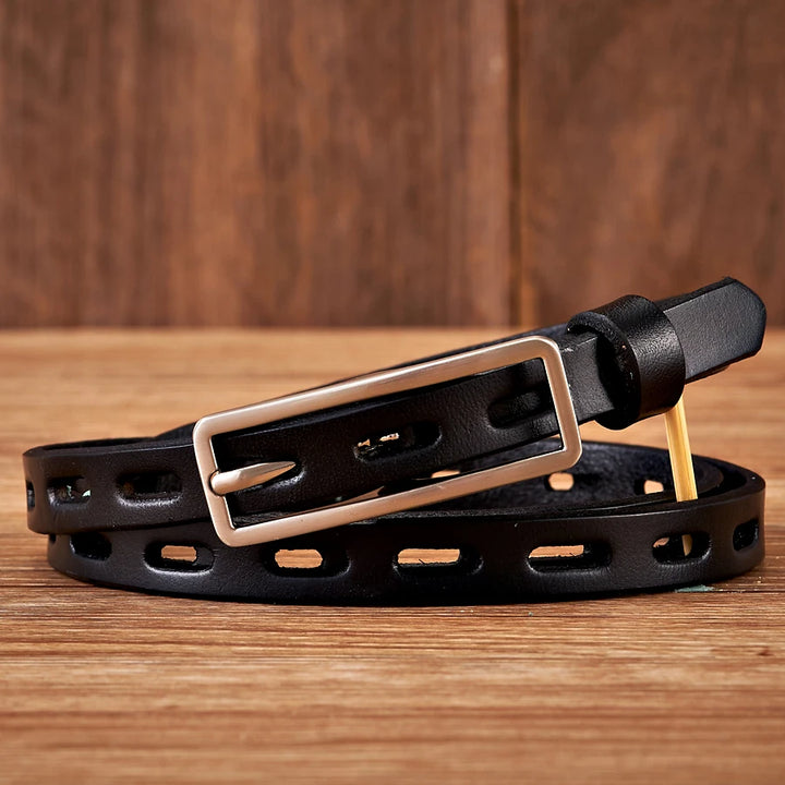Montford Slim Leather Belt