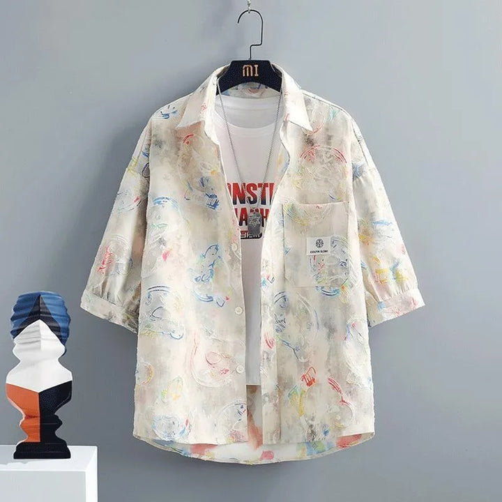 Painter’s Muse Button-Up