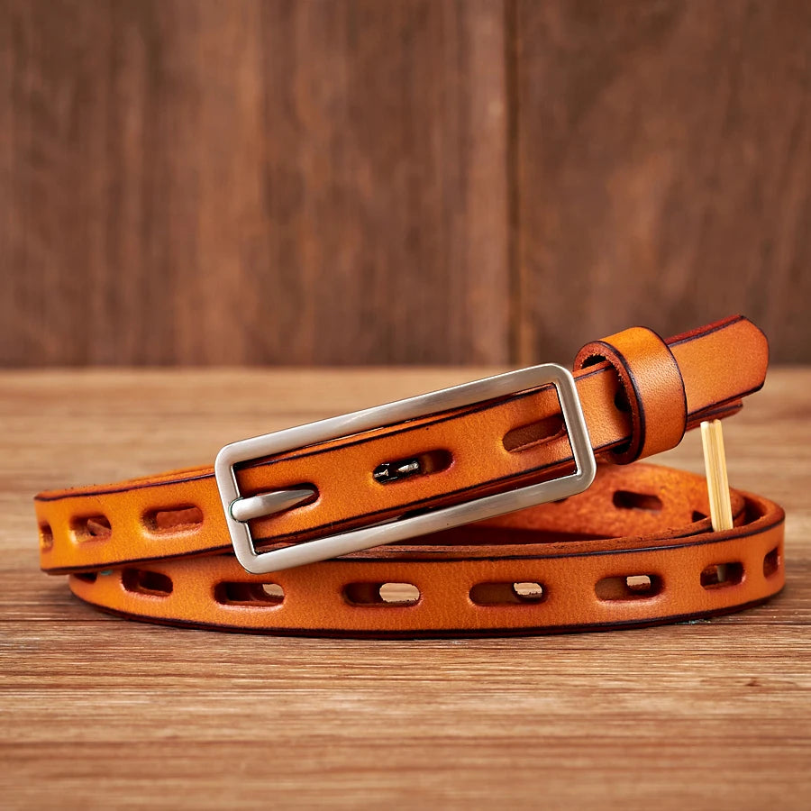Montford Slim Leather Belt