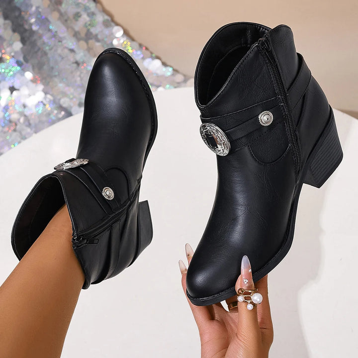 Sadie Western Buckle Boots