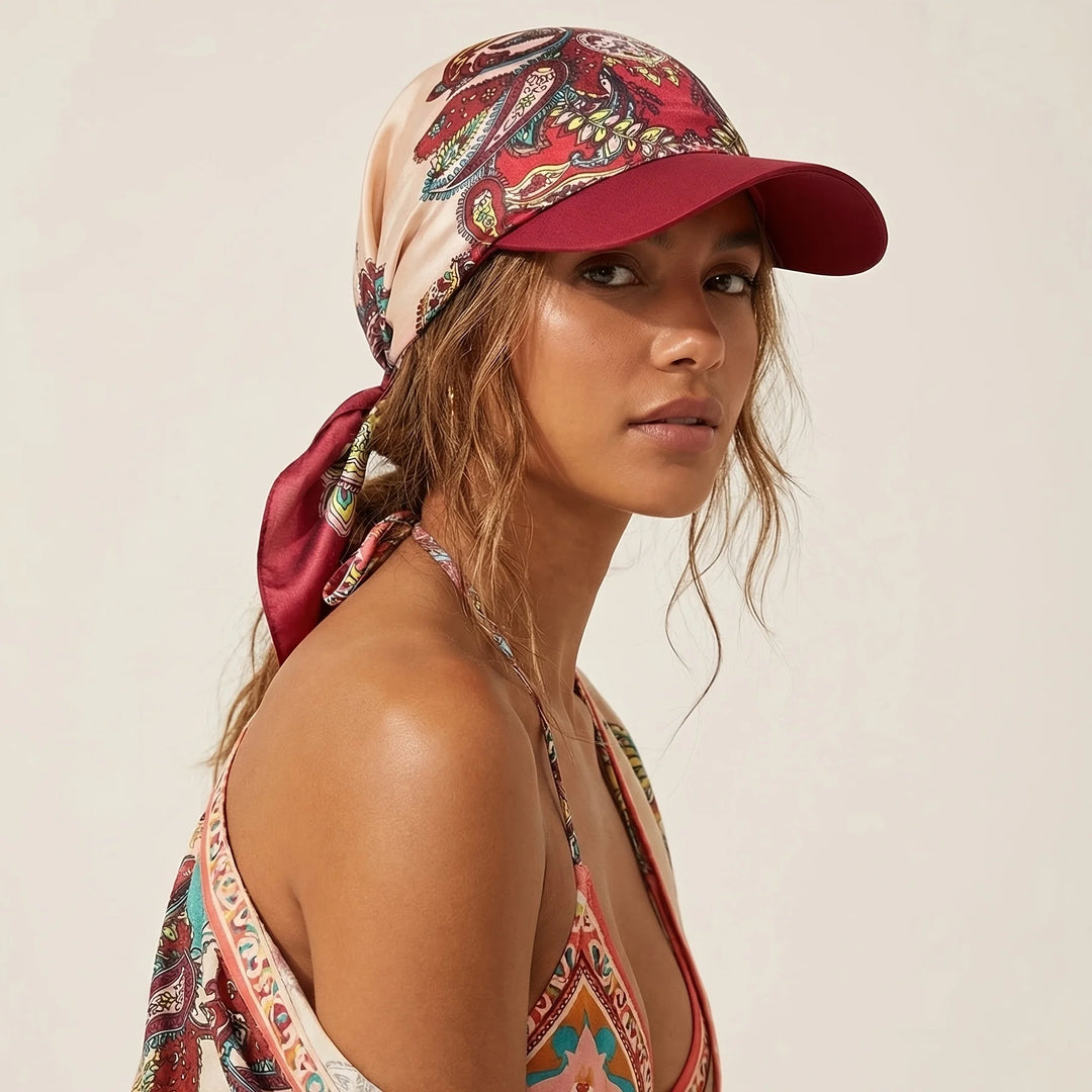 Amara Printed Scarf Hat
