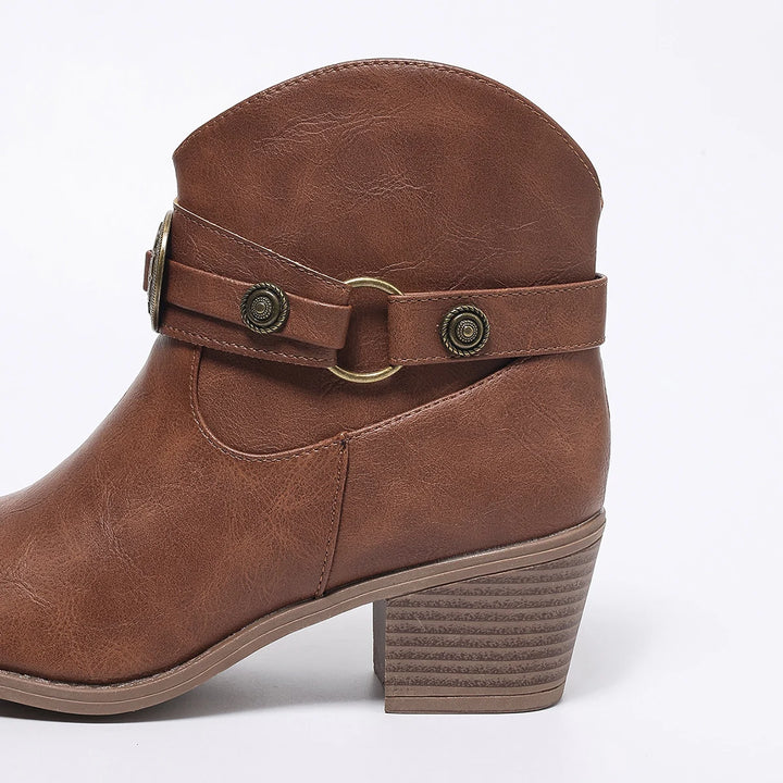 Sadie Western Buckle Boots