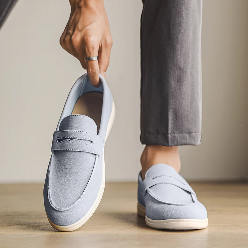 Harmon Suede Leather Loafers