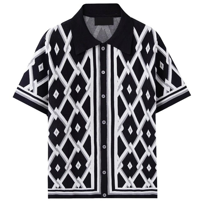 The Marque Knit Button-Up