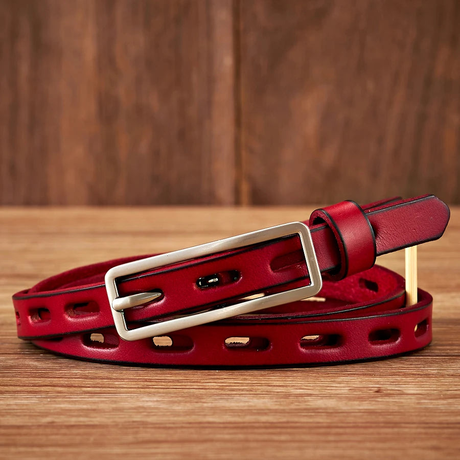 Montford Slim Leather Belt