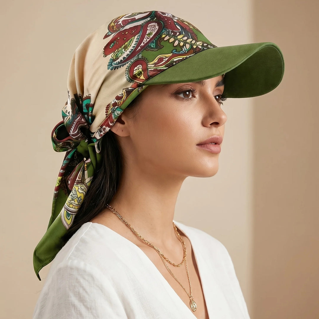 Amara Printed Scarf Hat