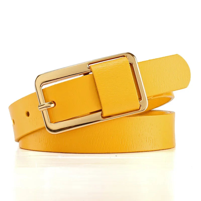 Sophia Square-Buckle Belt