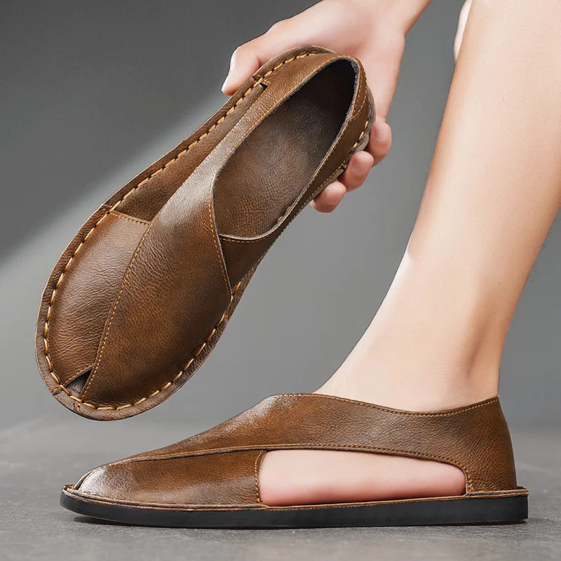 Averro Leather Slip-Ons