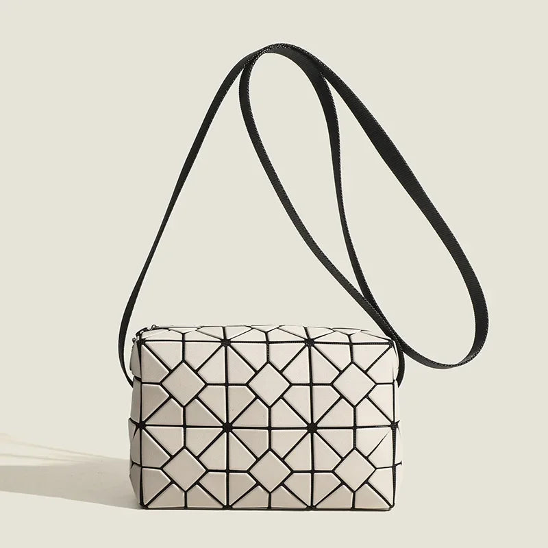 Liora Geogrid Crossbody Bag