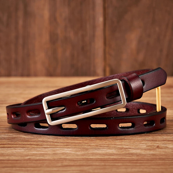 Montford Slim Leather Belt