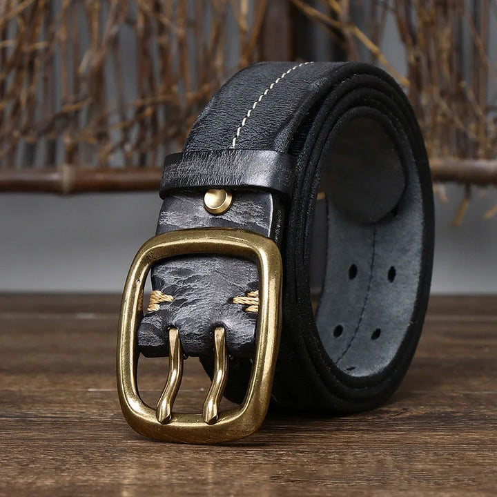 Brassline Genuine Leather Belt