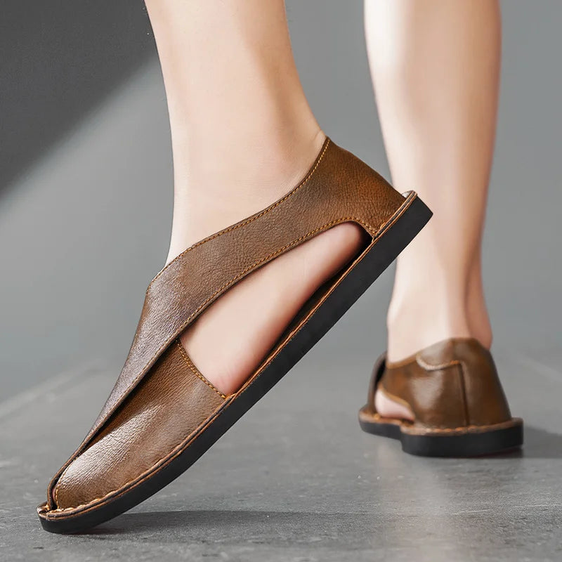 Averro Leather Slip-Ons