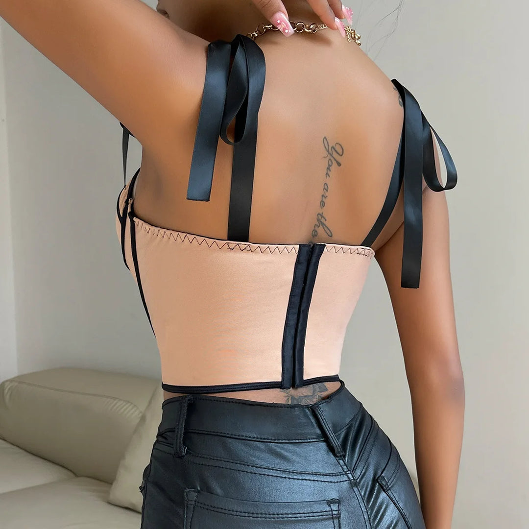 Roxie Ribbon Corset Top