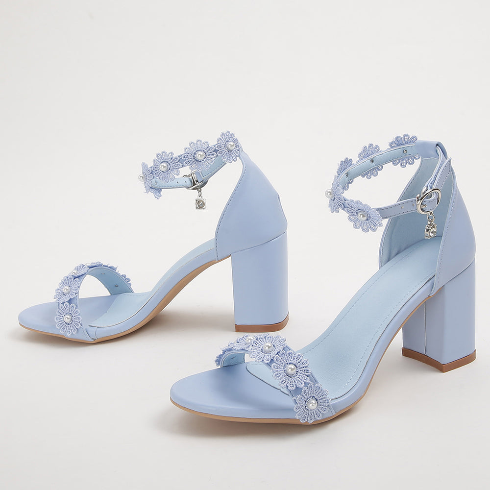 Cher Floral Heels