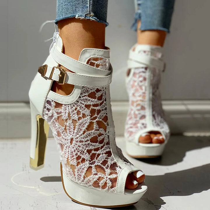 Calverra Lace Heels