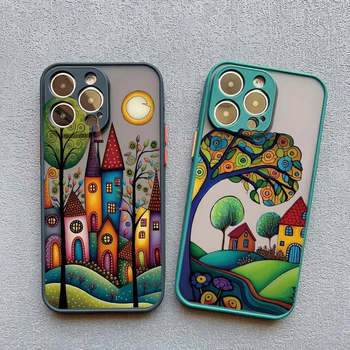 Whimsy Village iPhone Case