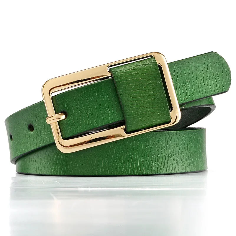 Sophia Square-Buckle Belt