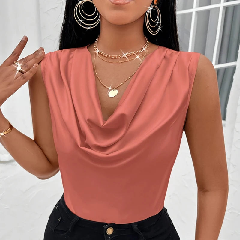 Delina Satin Top