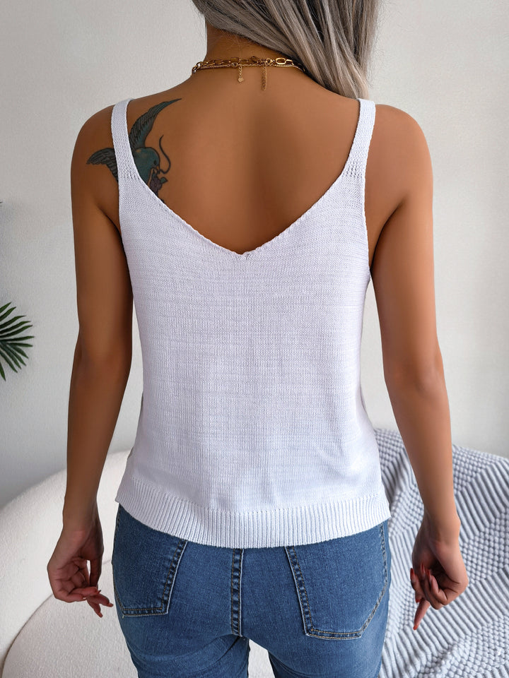 Valetta Buckle Knit Top