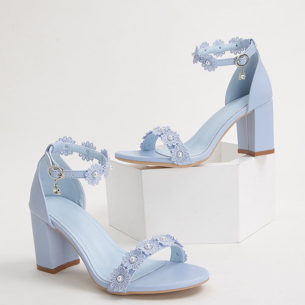 Cher Floral Heels