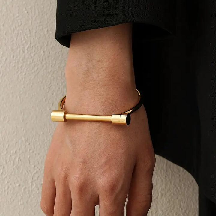 Gilded Torque Bangle